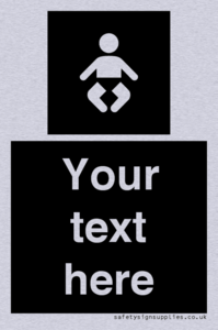 Custom information: black panel baby change